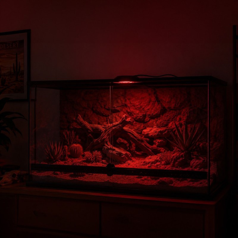 Terrario Nanoray Mini LED 6W - oświetlenie do terrarium 3w1