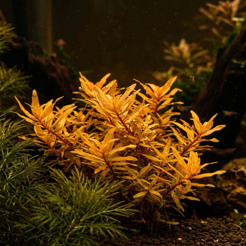 Nesea sp. 'Gold' - roślina do akwarium
