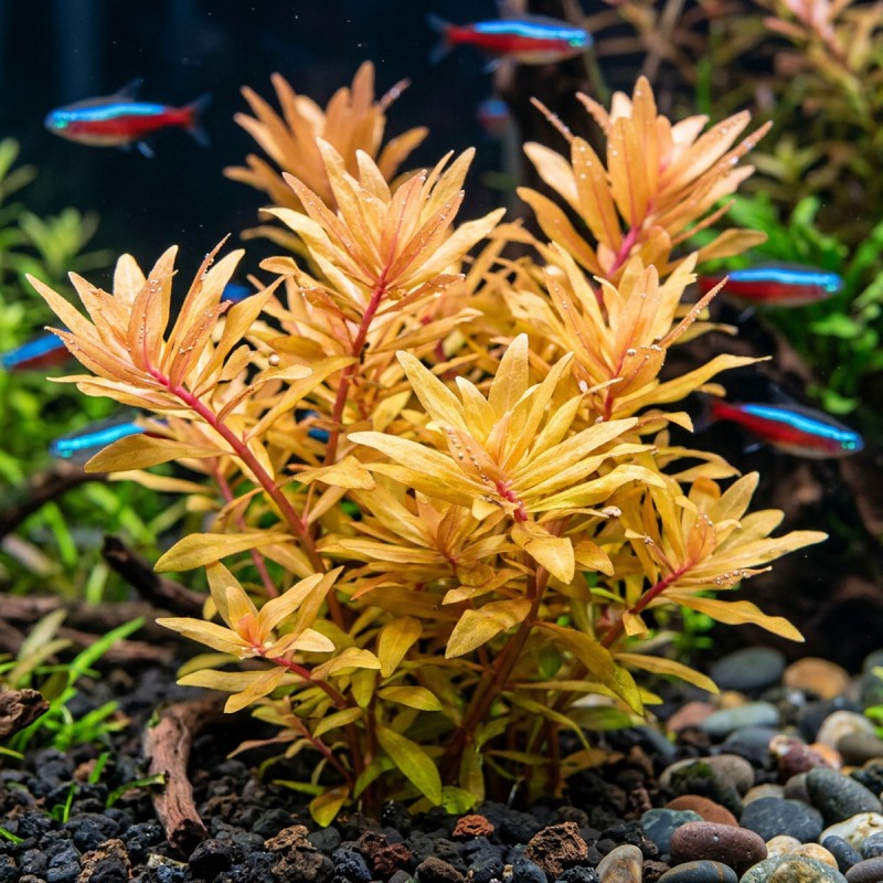 Nesea sp. 'Gold' - roślina do akwarium