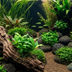 Anubias barteri var. glabra - roślina do akwarium