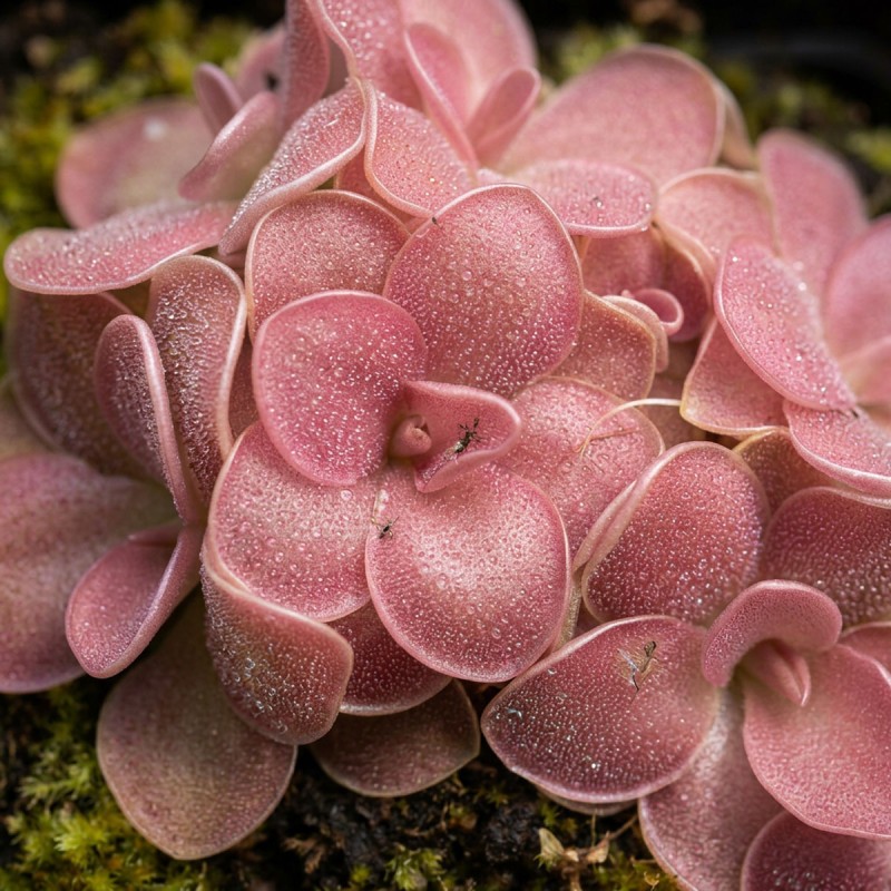 Pinguicula 'Sethos' - roślina owadożerna tłustosz do terrarium