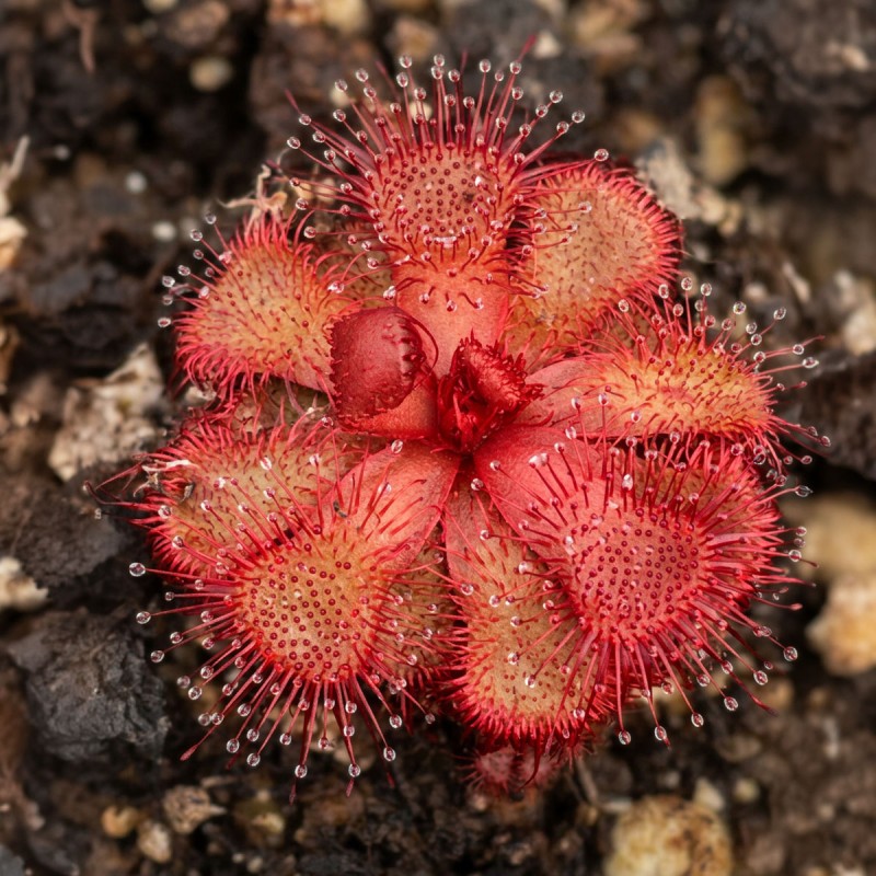 Drosera slackii - roślina owadożerna rosiczka slacka do terrarium
