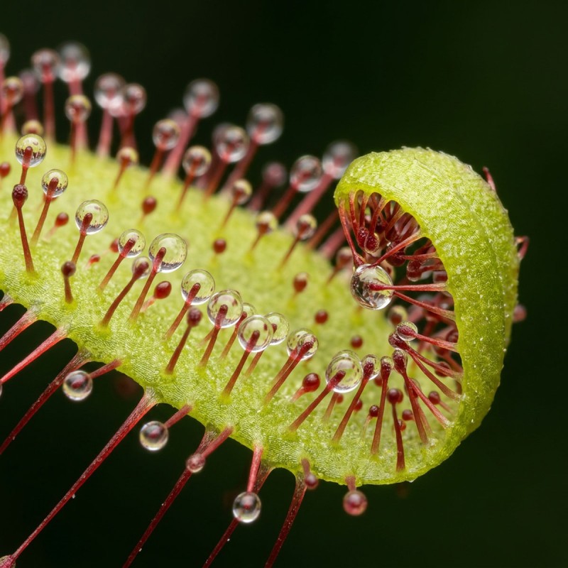 Drosera capensis - roślina owadożerna rosiczka przylądkowa do terrarium Drosera capensis - roślina owadożerna rosiczka przylądkowa do terrarium