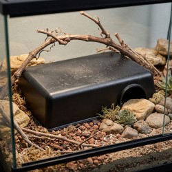 Kryjówka do terrarium plastikowa czarna ExoPlanet Kryjówka do terrarium plastikowa czarna ExoPlanet