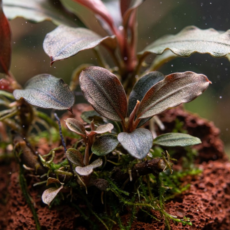 Bucephalandra sp. ’Red Mini’ - roślina do akwarium