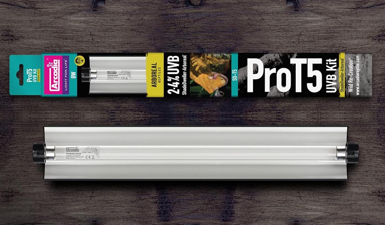 Zestaw oprawa T5 PRO 2,4% UVB Shade Dweller Arboreal ARCADIA
