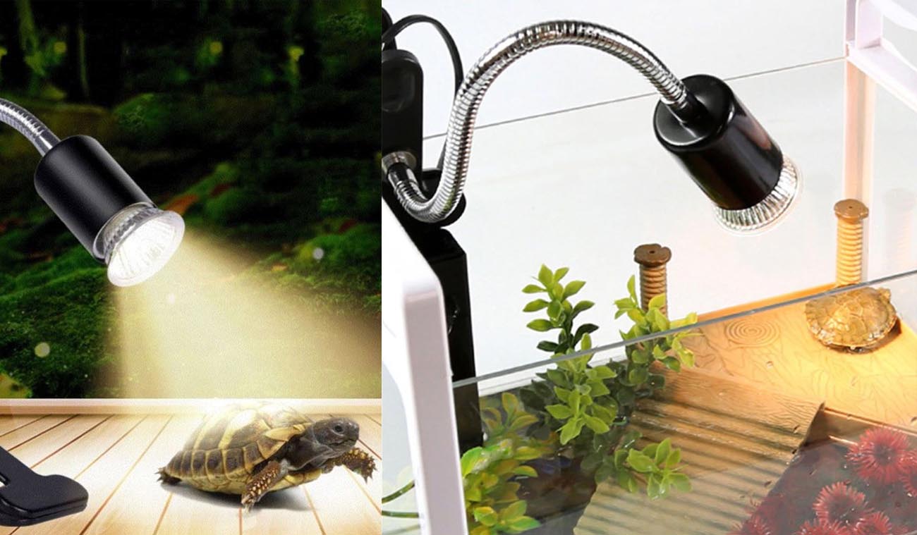 Lampa z mocnym uchwytem zaciskowym