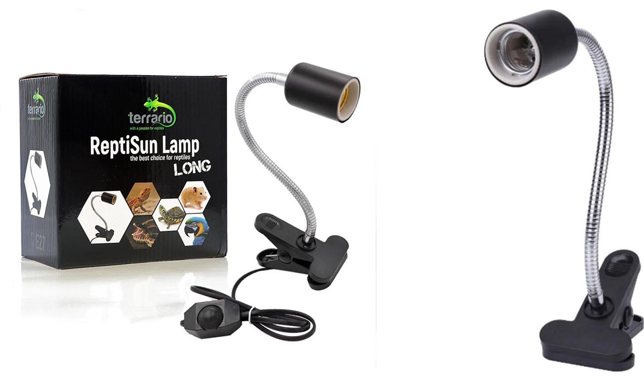 Lampa z uchwytem zaciskowym ReptiSun Long Terrario