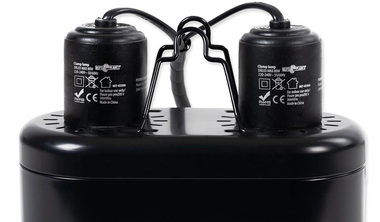 Lampa podwójna MINI 2x40W z gwintem E27