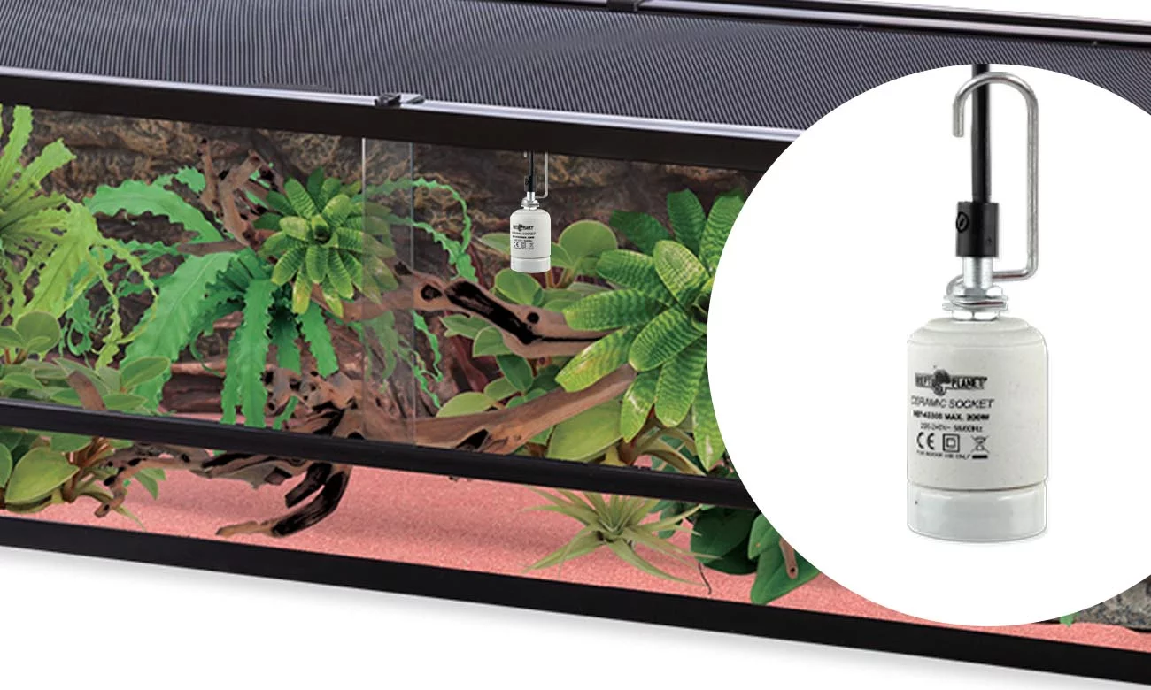 Oprawa ceramiczna do Terrarium z uchwytem
