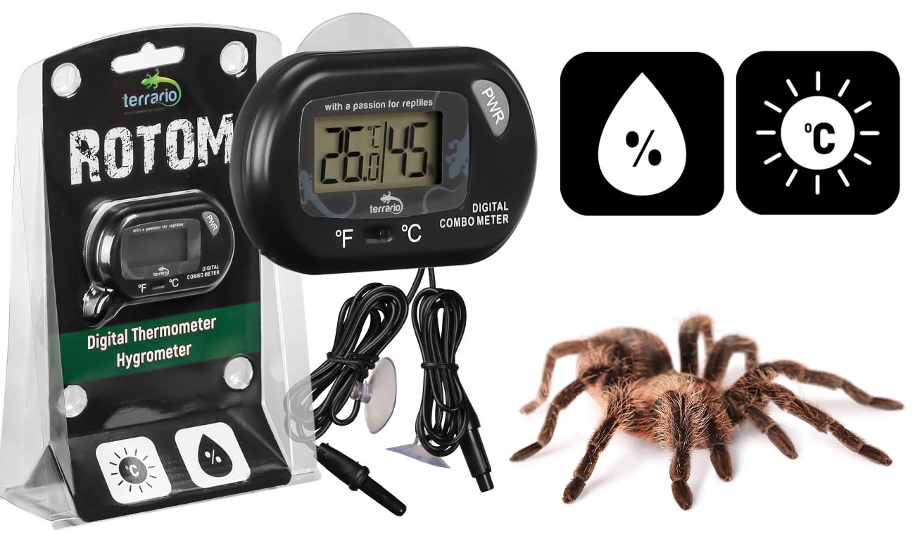 Termometr i Higrometr Terrario Rotom Digital Thermometer Hygrometer