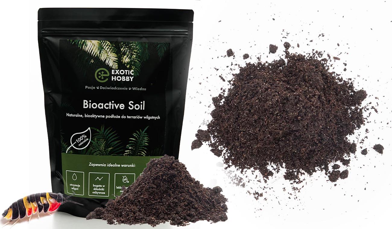 Podłoże Bioaktywne do Terrarium 3L EXOTIC HOBBY