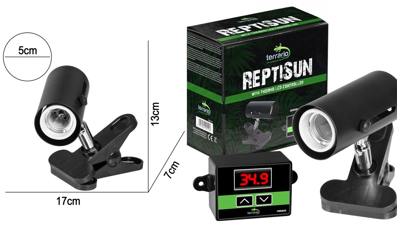 Lampa z termostatem ReptiSun TERRARIO