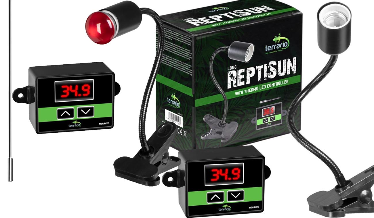 Lampa z termostatem ReptiSun Long TERRARIO