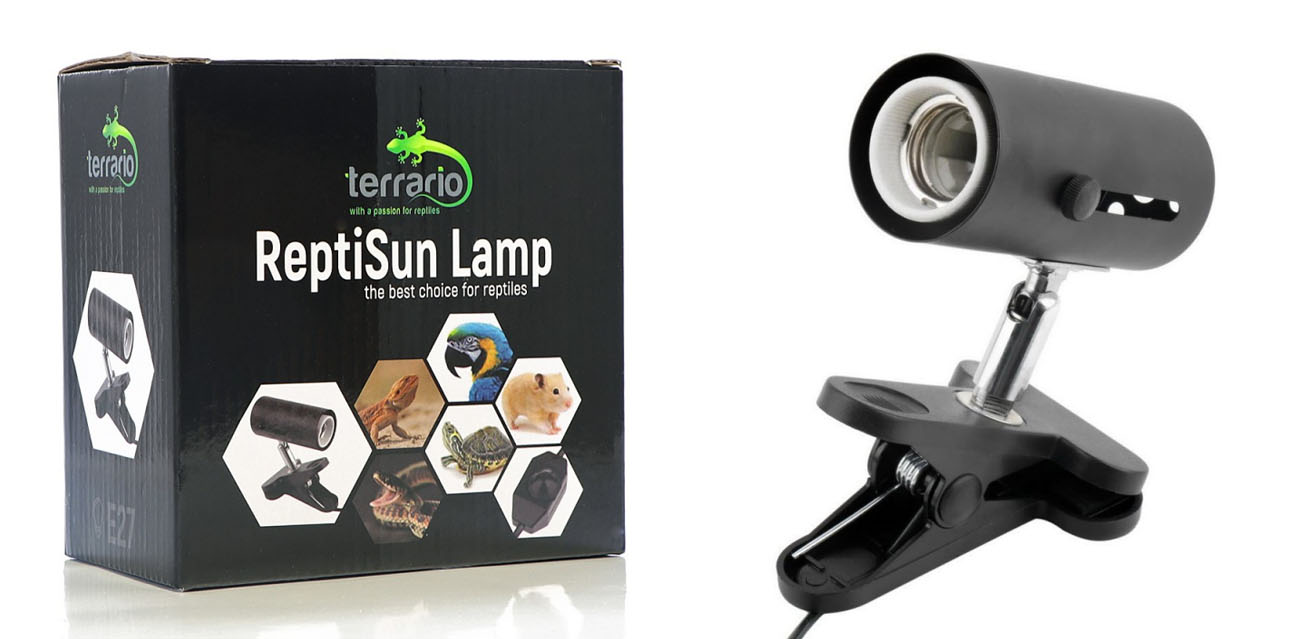 Terrario ReptiSun Lampa z Termoregulatorem i Klipsem do Terrarium