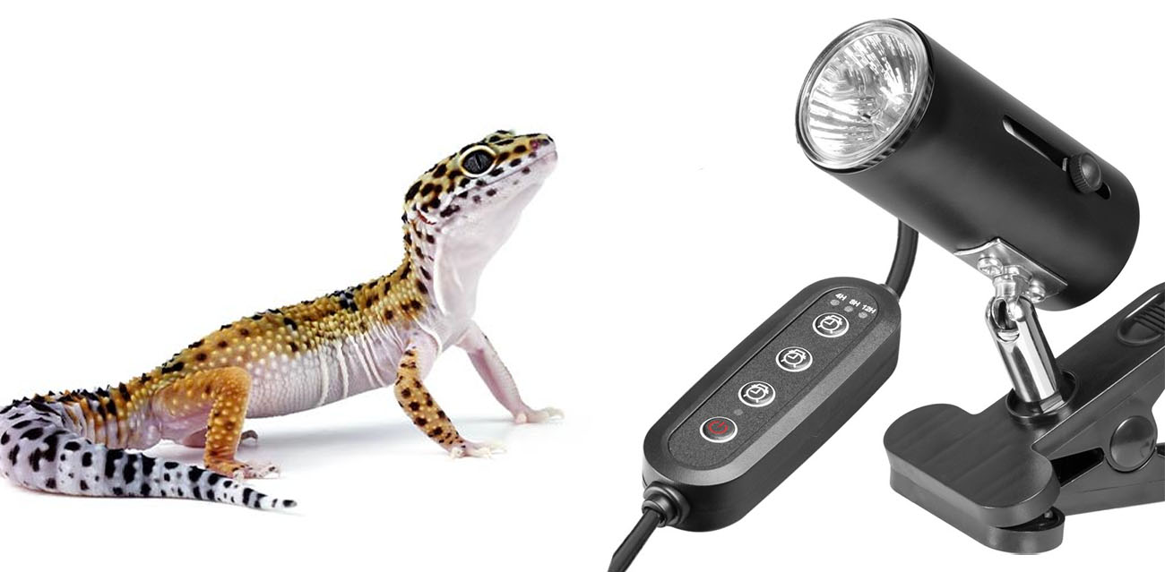 Terrario ReptiSun Lampa z Termoregulatorem i Klipsem do Terrarium