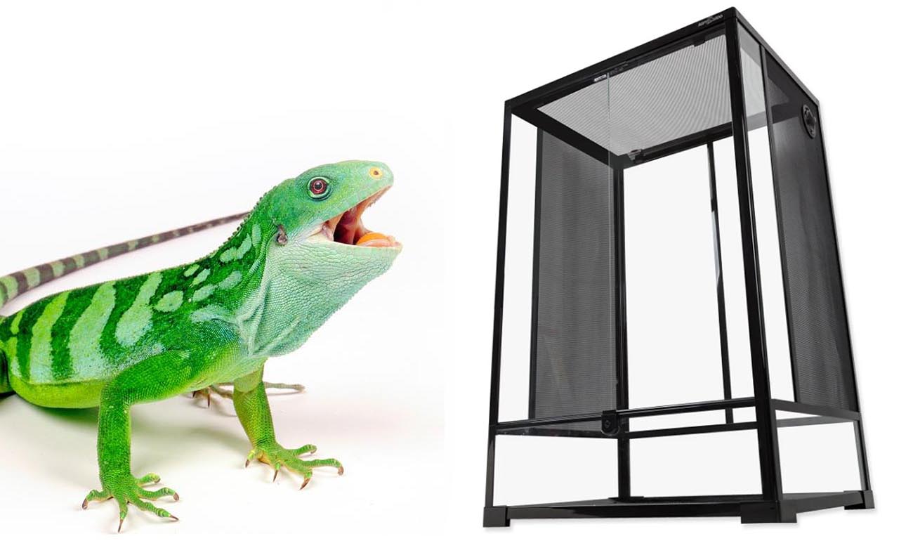 Repti Planet Składane Terrarium 60x45x90cm z Otwieranym Frontem