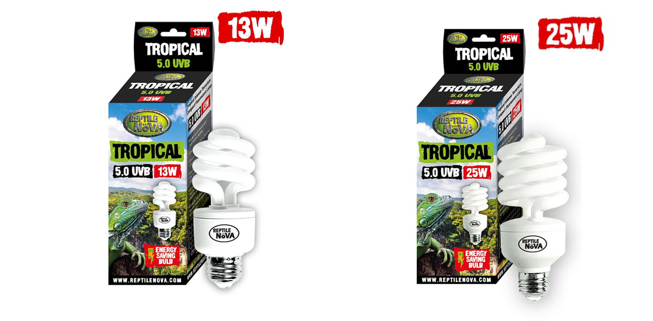 Reptile Nova Żarówka UVB 5.0 Tropical (13W / 25W)