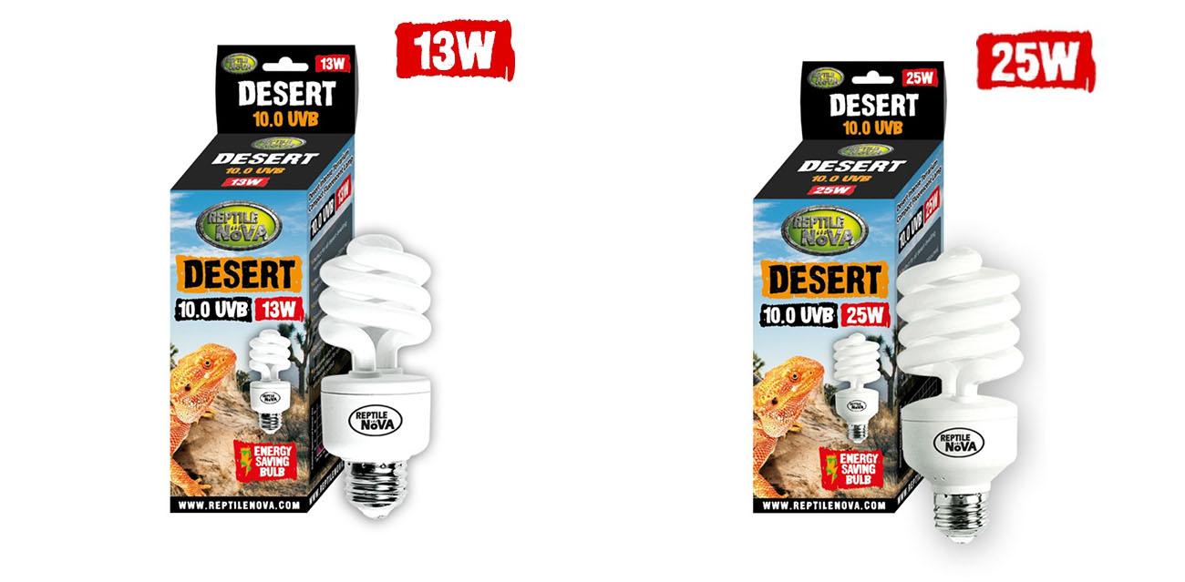 Reptile Nova Żarówka UVB 10.0 Desert (13W / 25W)