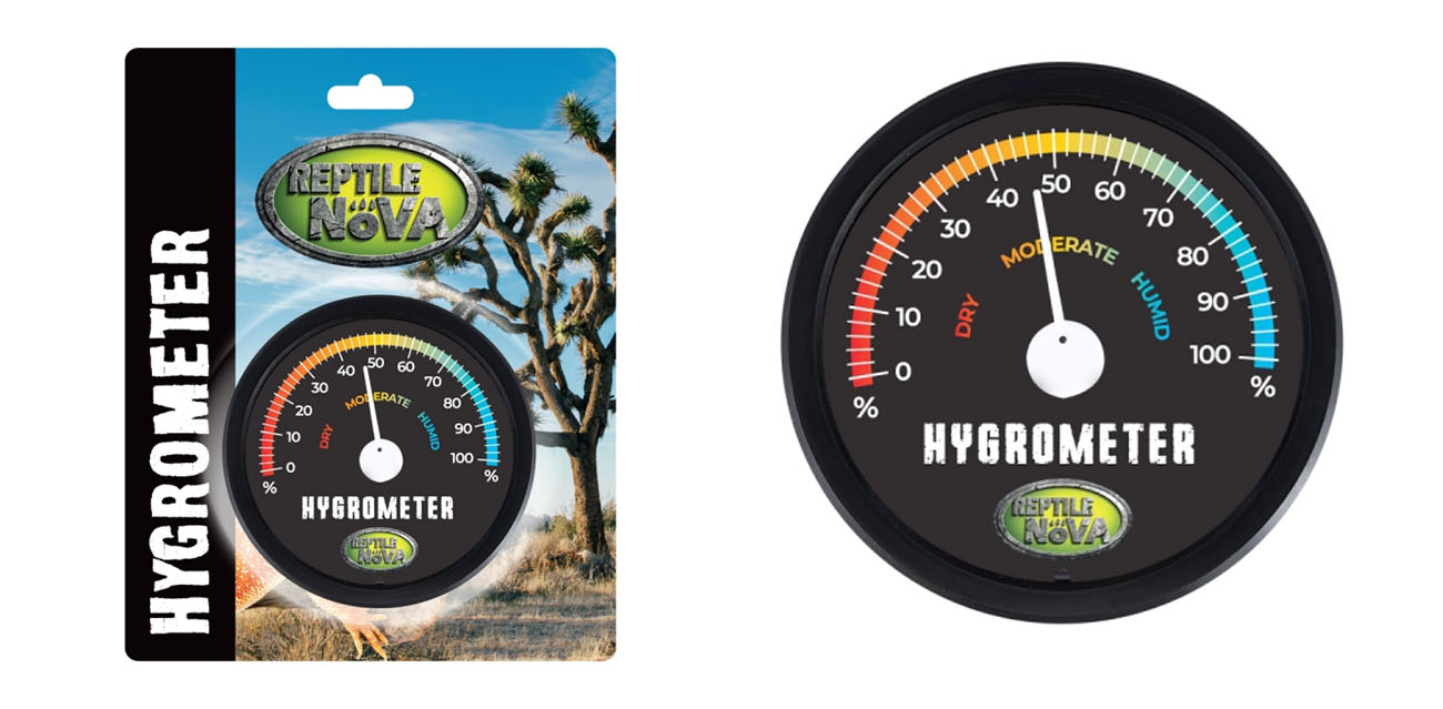 Reptile Nova Higrometr Analogowy do Terrarium 7,5cm