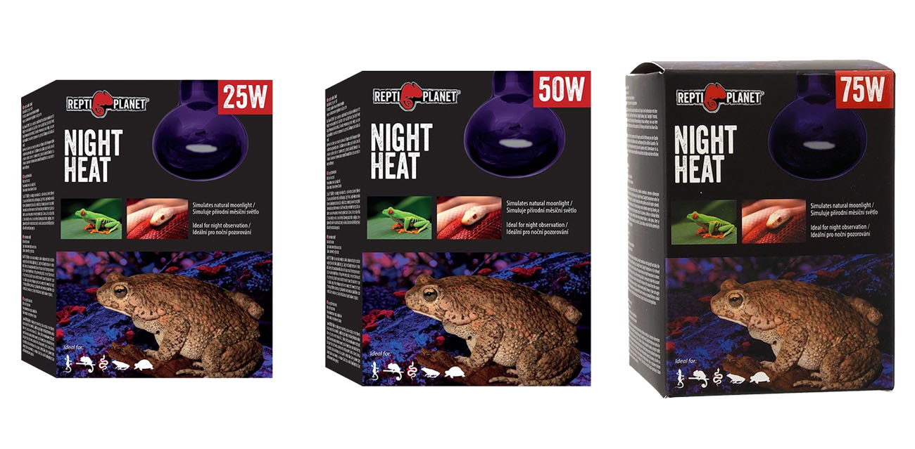 Repti Planet Żarówka Nocna "Moonlight" Night Heat (25W/50W/75W)