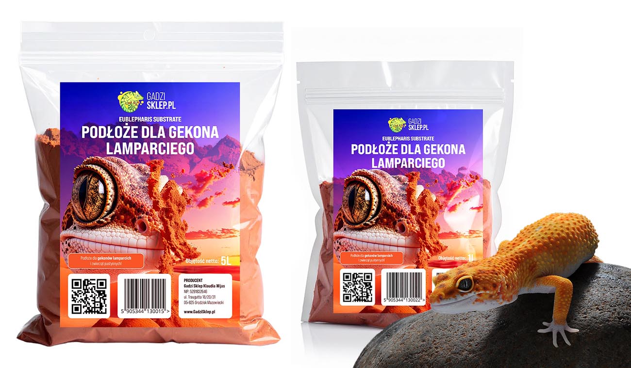 Podłoże dla Gekona Lamparciego (Eublepharis Substrate)