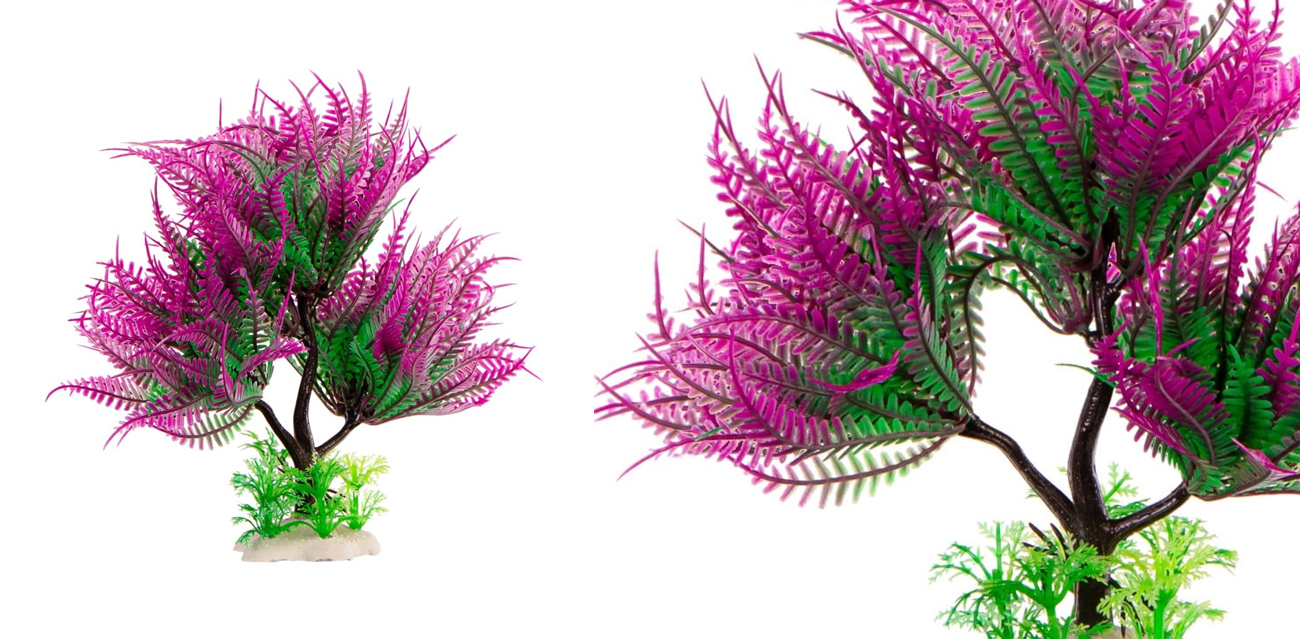Kruger Meier Sztuczna Palma "Purple Palm" 17cm (Fioletowa)