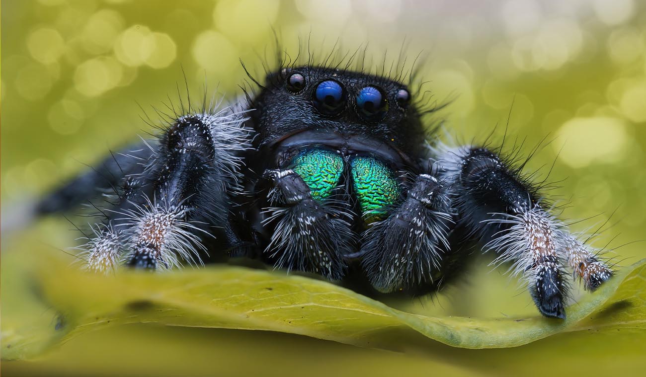 Hodowla skakuna Phidippus regius Everglades