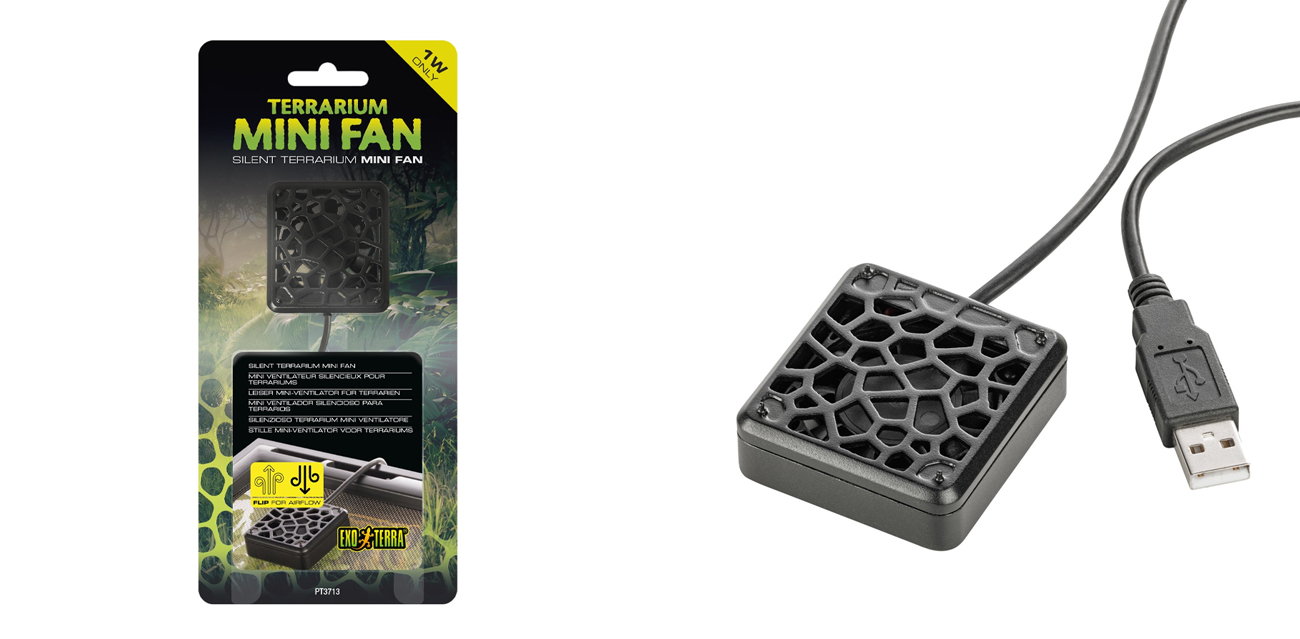 Mini Fan 1W – wentylator do terrarium (cichy i kompaktowy)