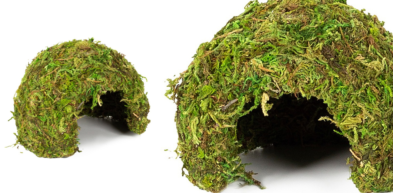 Repti-Zoo Natural Mossy Dome M – kryjówka z żywym mchem (średnia)