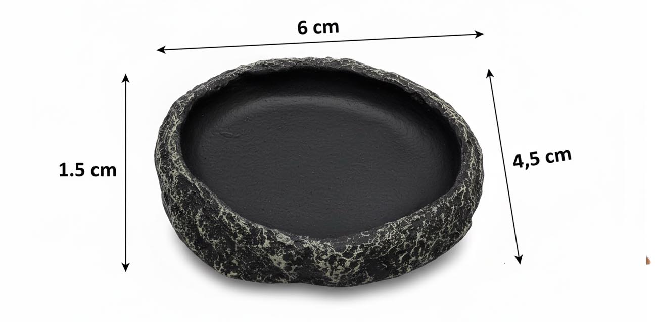 Miseczka XS szary granit 6 cm