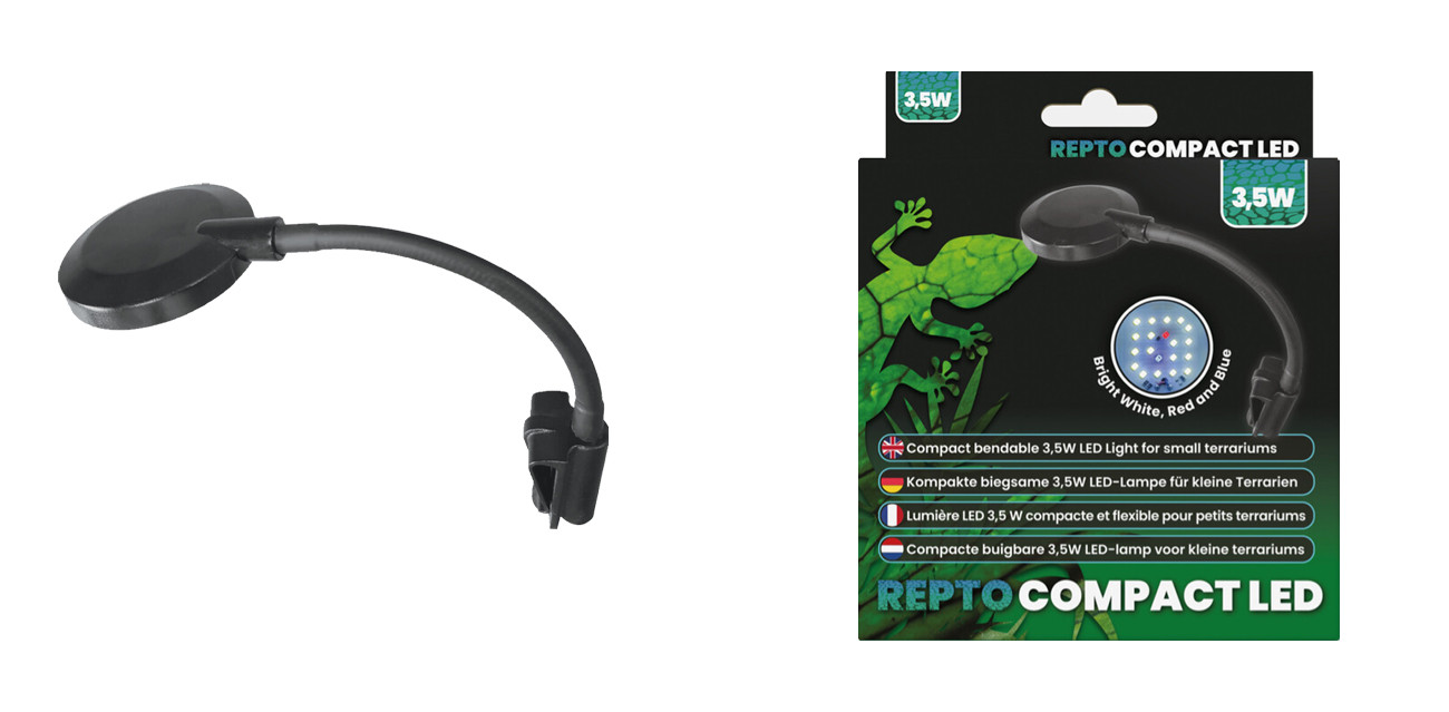 Repto Compact LED Light 3,5W – elastyczna lampka z klipsem