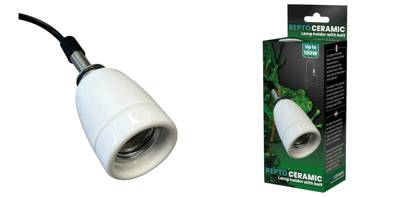 Repto Oprawka ceramiczna E27 z gwintem montażowym