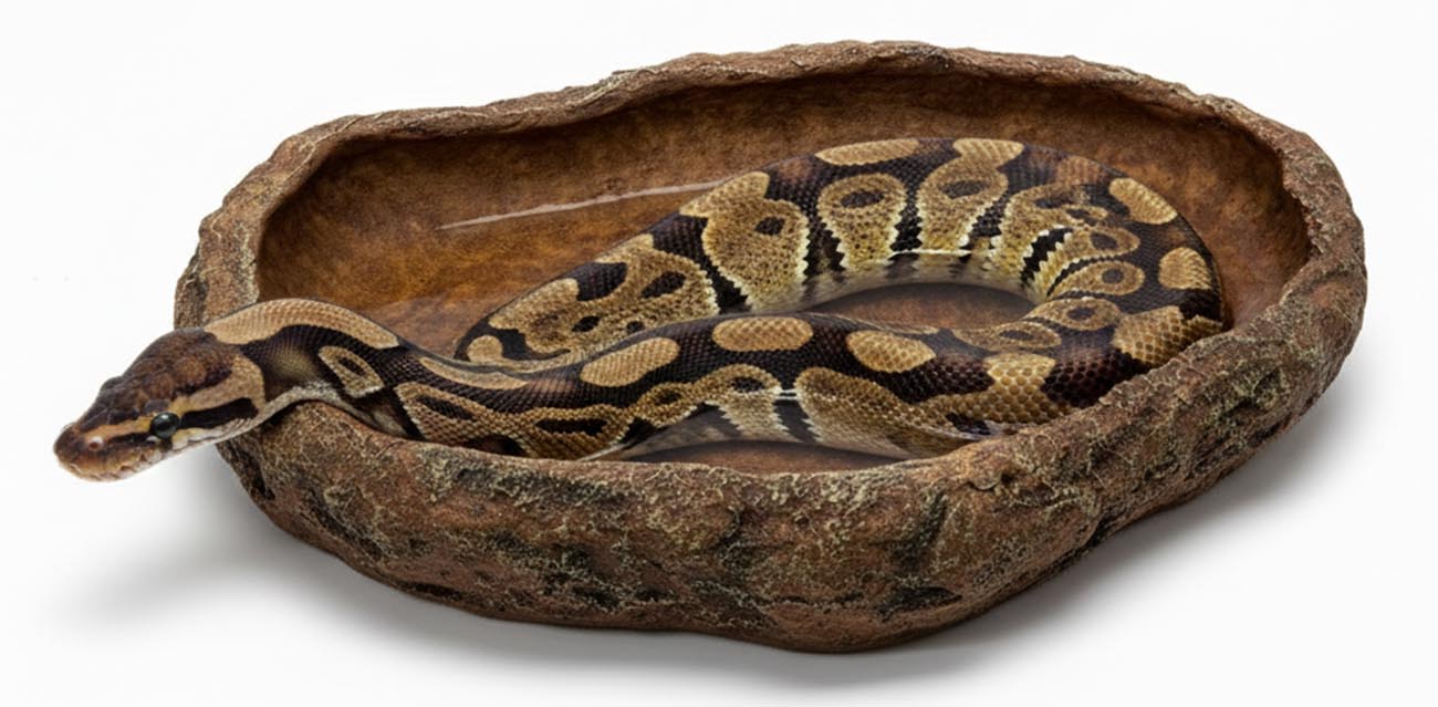 Największy basen - miska do terrarium XXL piaskowiec 40 cm