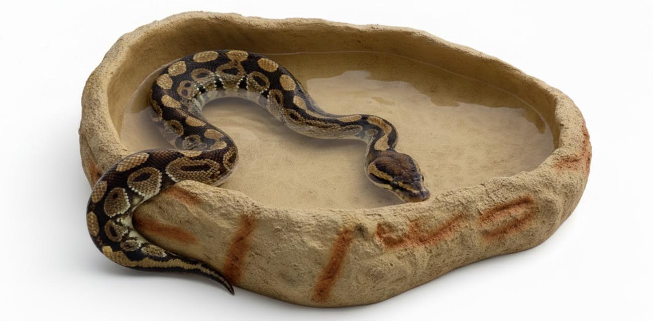 Największy basen do terrarium XXL 40 cm - Canyon