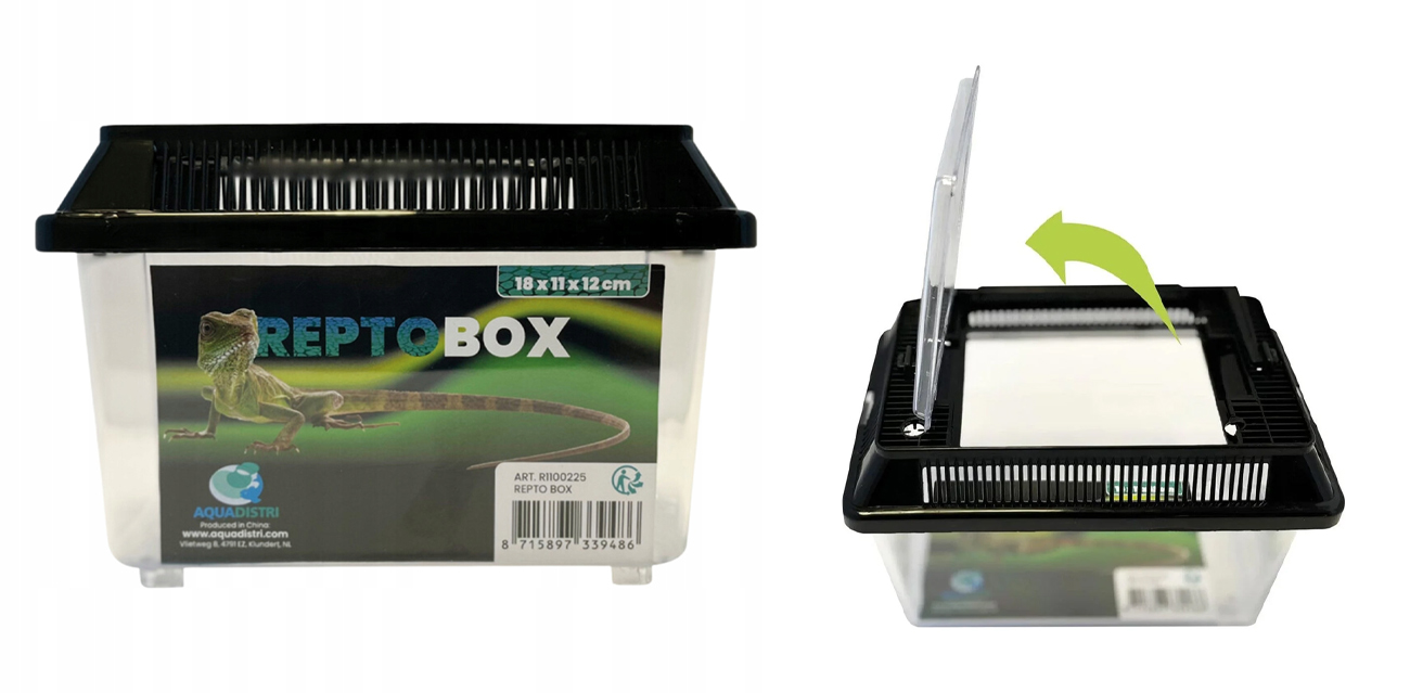 Repto Faunarium 18x11x12 cm - box hodowlany i transportowy