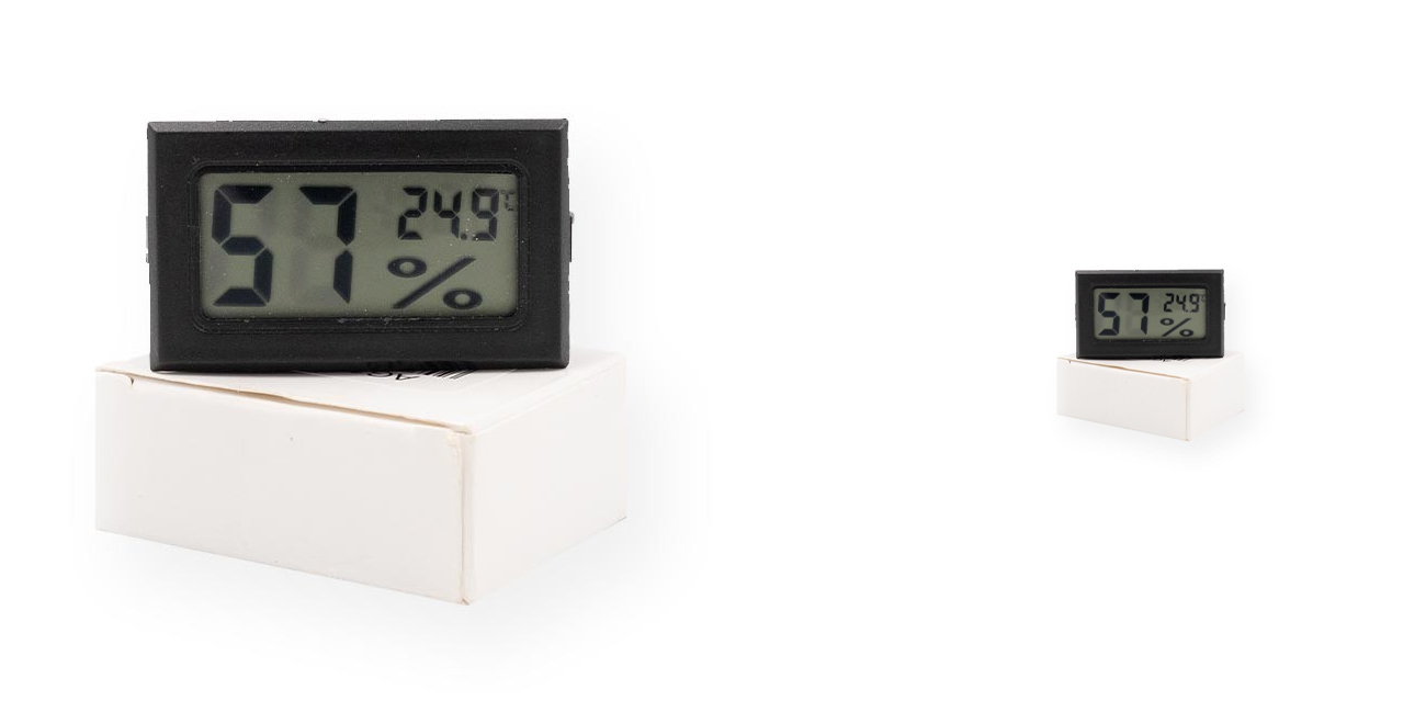 Termometr / higrometr cyfrowy LCD (bez sondy)