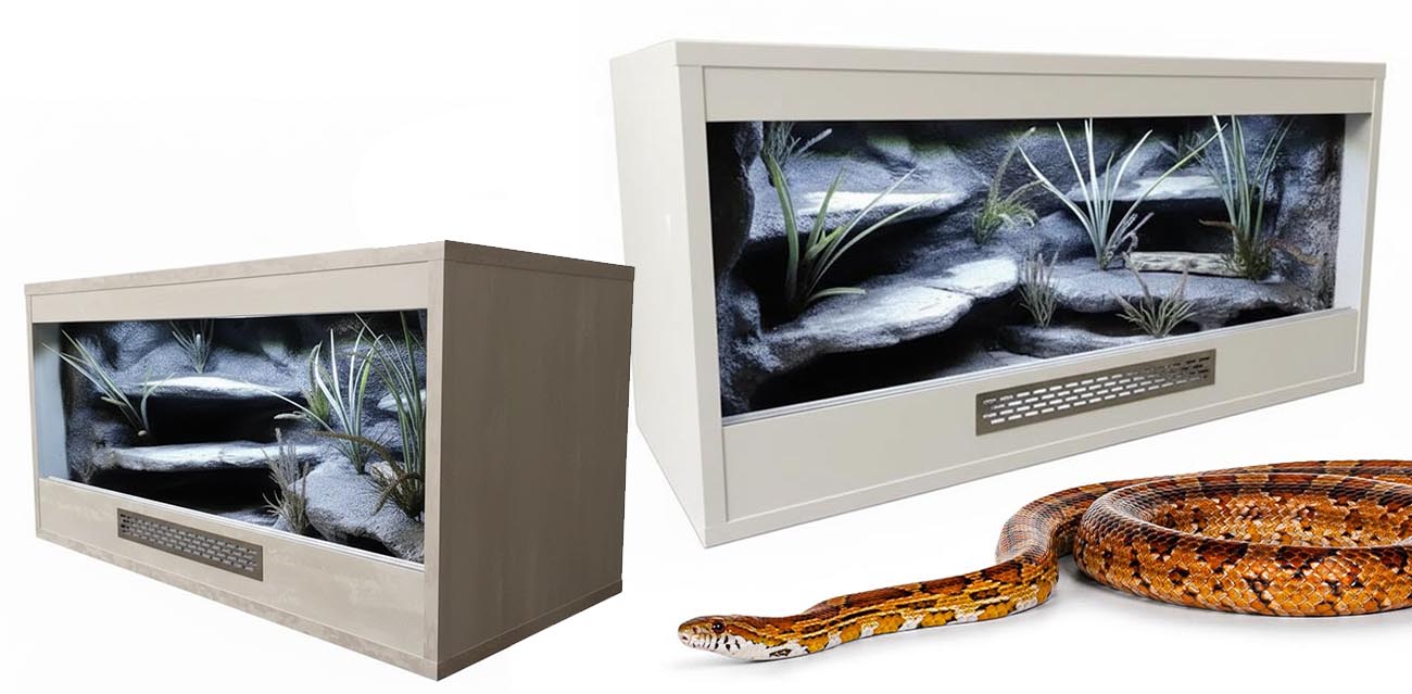 Terrarium dla Węża Zbożowego 80x40x40cm