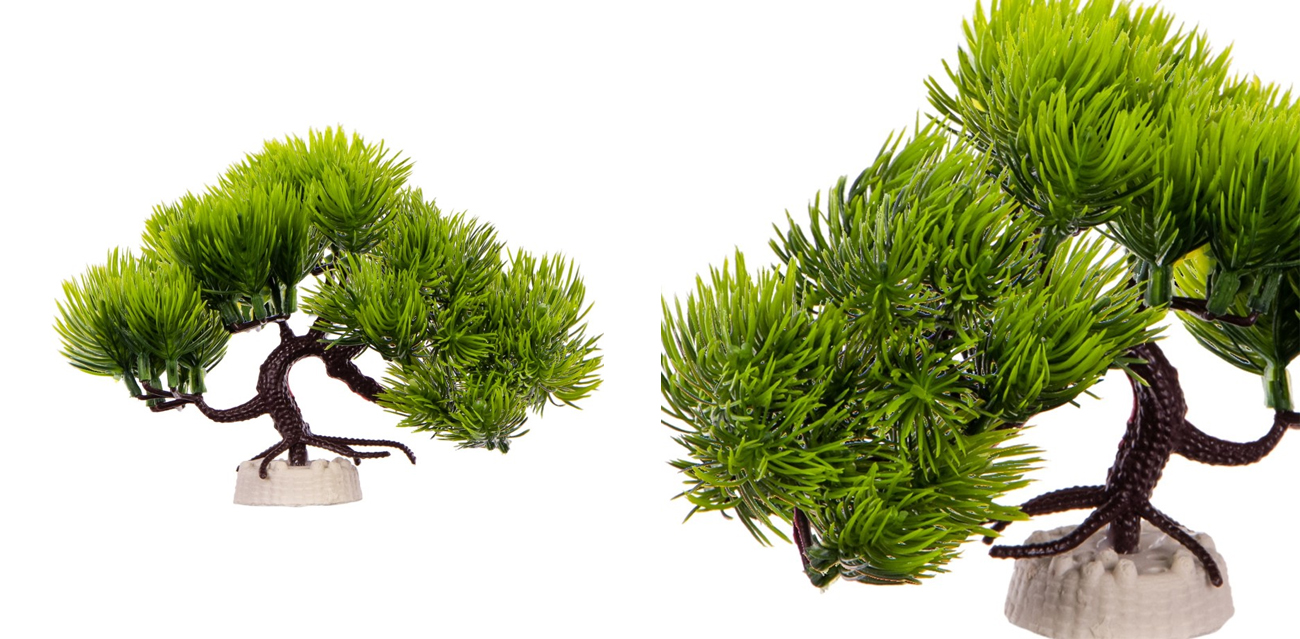 Kruger Meier Plant Pine Bonsai - sztuczna sosna (19x9x13 cm)