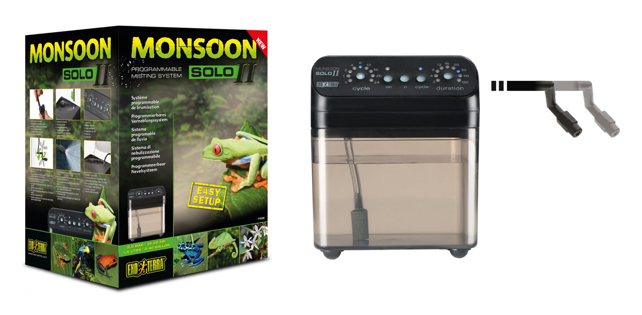 Exo Terra Monsoon Solo II - Automatyczny System Zraszający (1,5 L)