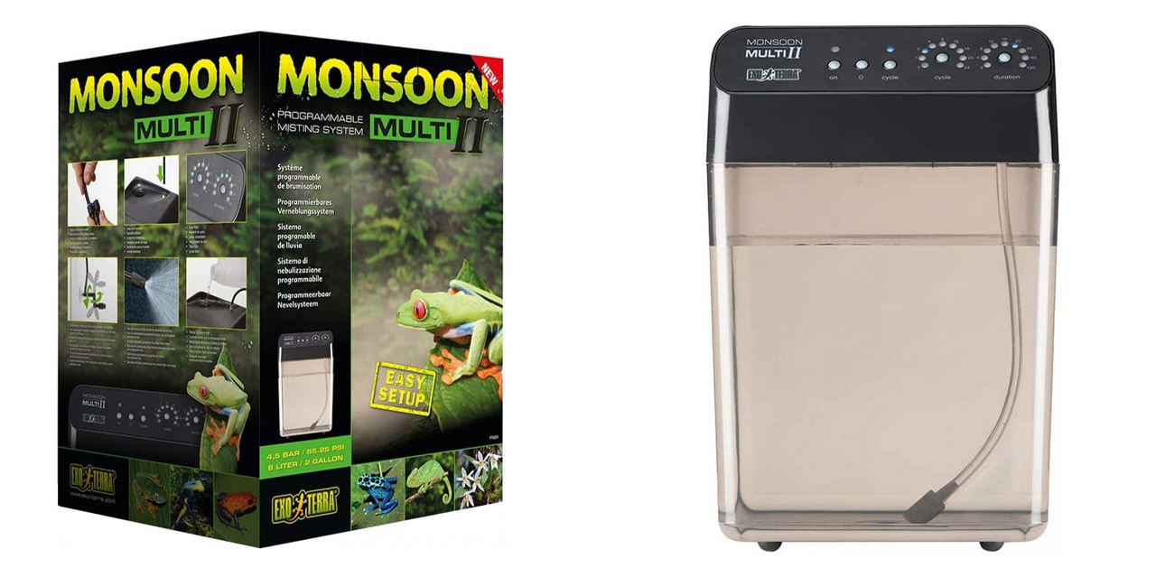 Exo Terra Monsoon Multi II - Potężny System Zraszający (8 L)