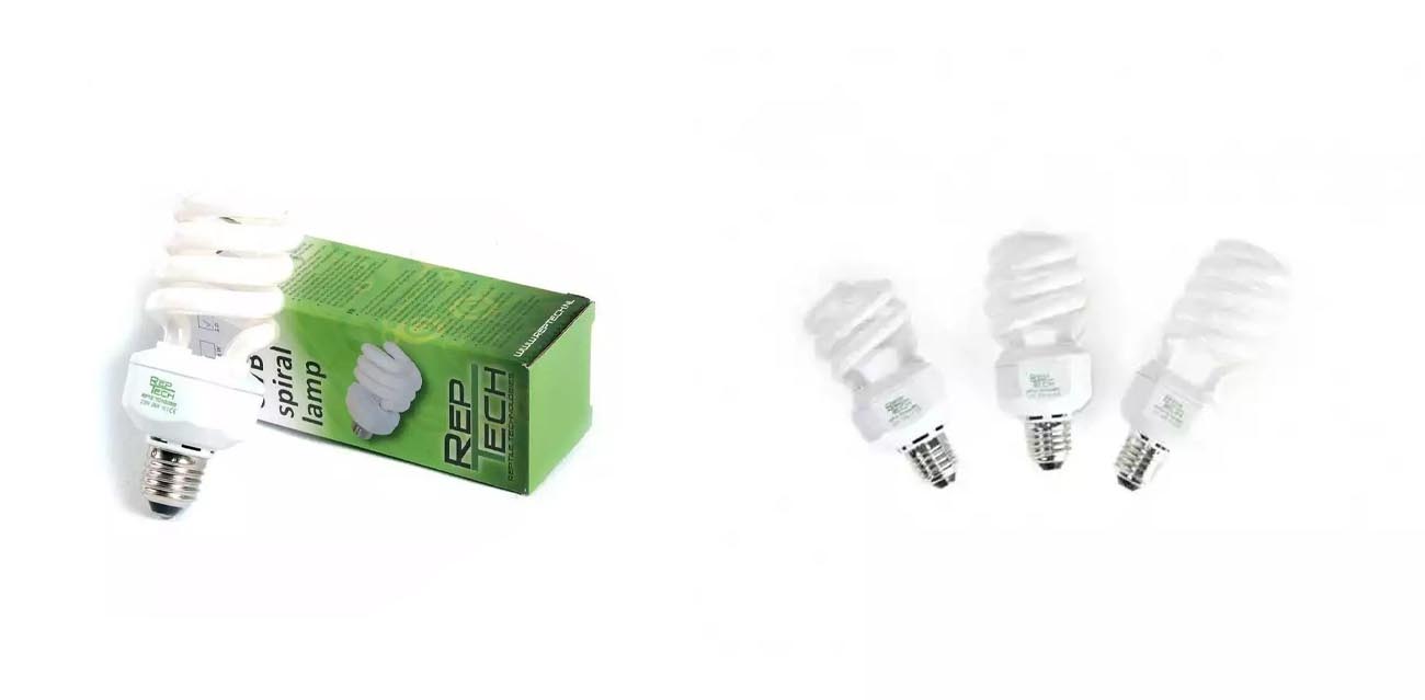 RepTech Żarówka Kompaktowa UVB 10.0 (13W - 26W) - Dla Gatunków Pustynnych