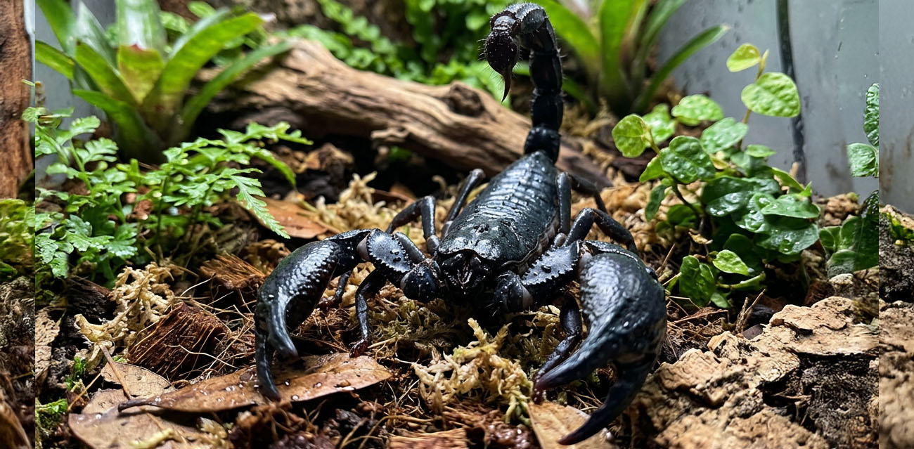 Skorpion Heterometrus Silenus