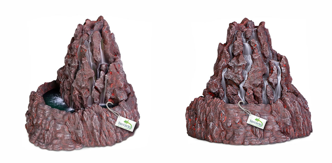 Terrario Volcano Fountain – fontanna do terrarium 22×23×21 cm
