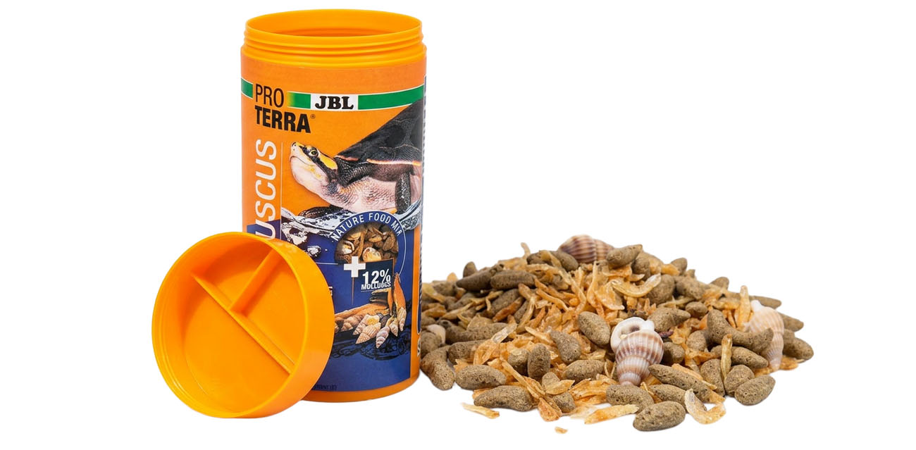 JBL ProTerra Molluscus - pokarm ze ślimakami dla żółwi wodnych