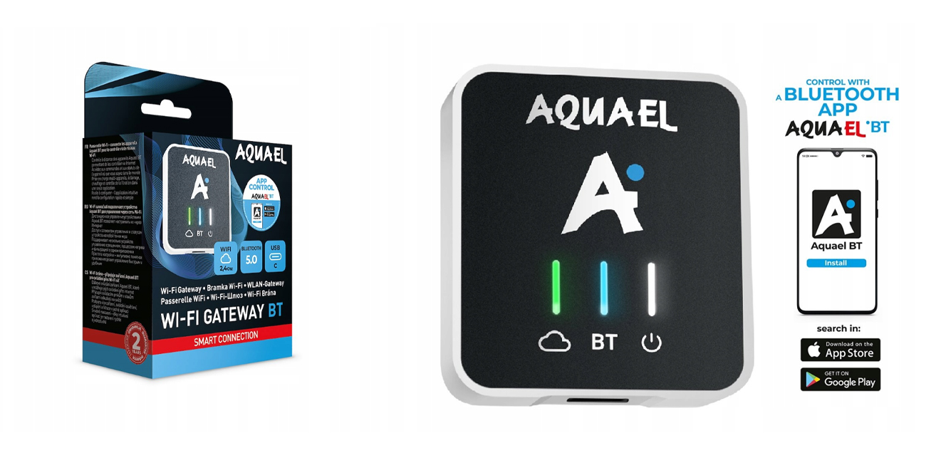 Bramka Aquael WiFi Gateway BT - zdalne sterowanie akwarium przez internet