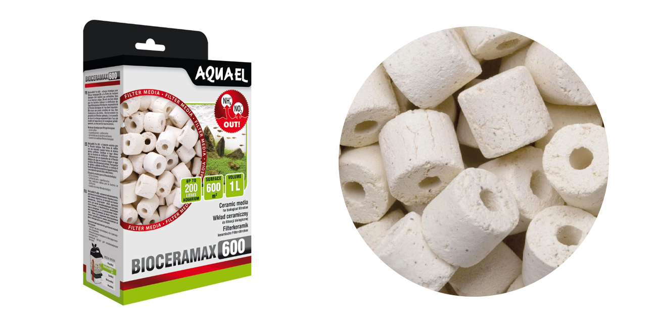 Aquael BioCeraMax Pro 600 (1L) – ceramiczny wkład do filtracji biologicznej