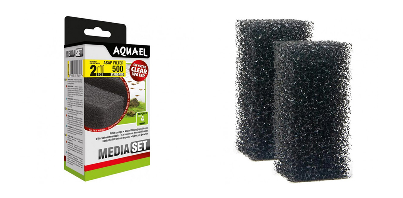 Aquael Wkład Gąbkowy ASAP 500 Standard - oryginalna gąbka filtracyjna