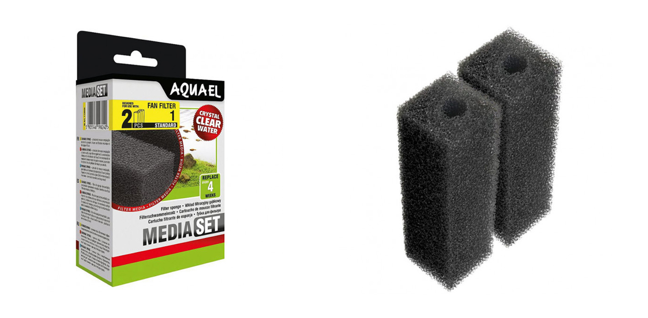Aquael Wkład Gąbkowy Fan 1 Standard - oryginalna gąbka filtracyjna