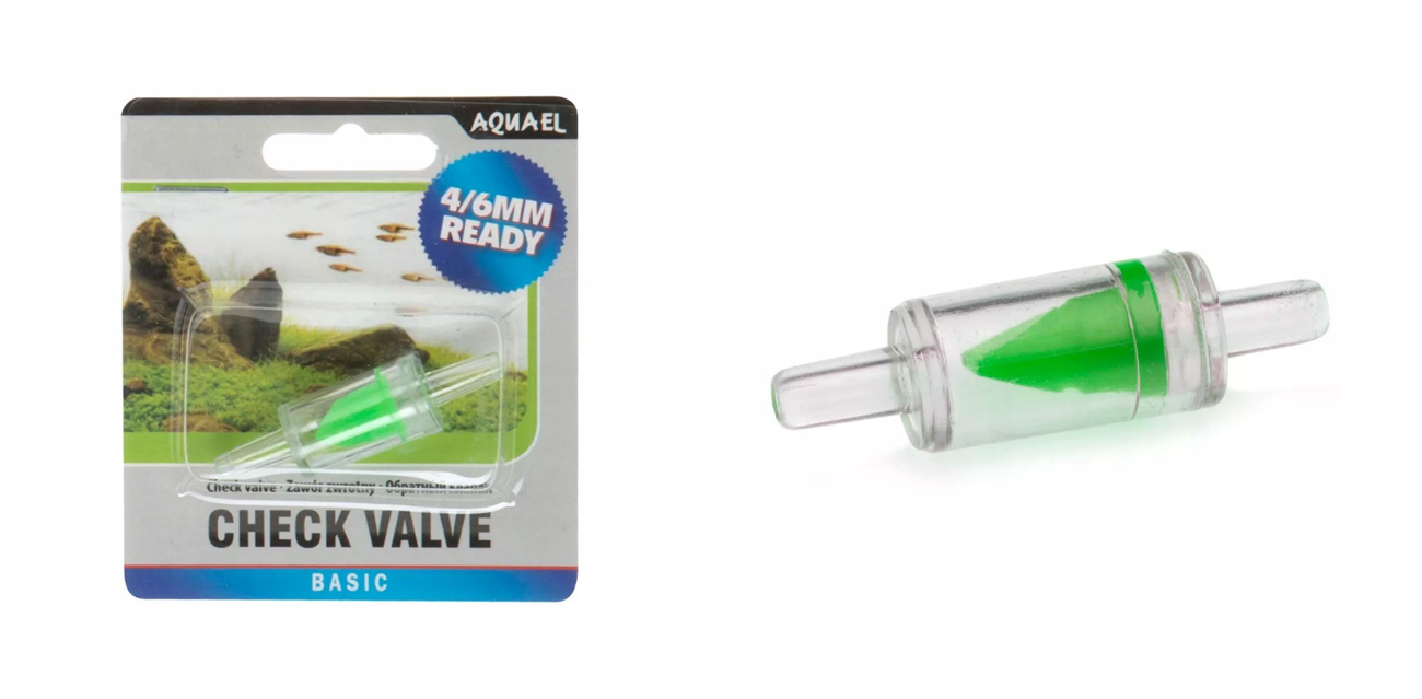 Aquael zawór zwrotny Check Valve – uniwersalne zabezpieczenie sprzętu